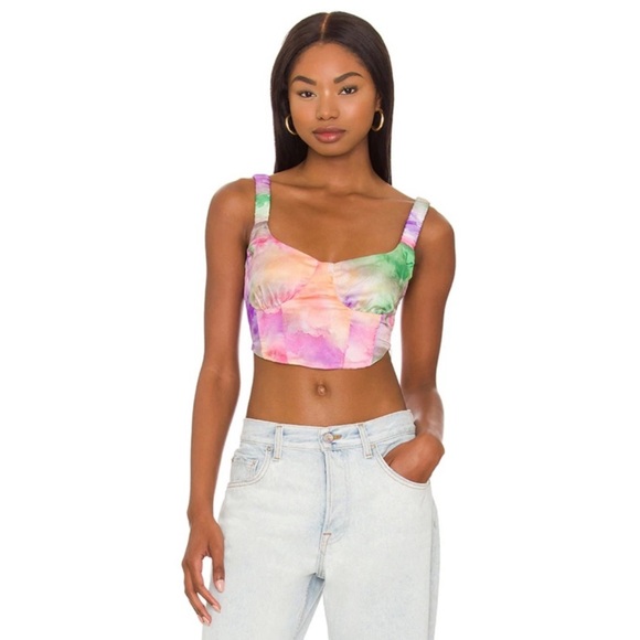 superdown Tops - NWOT REVOLVE x Superdown Destiny Crop Top In Multicolor